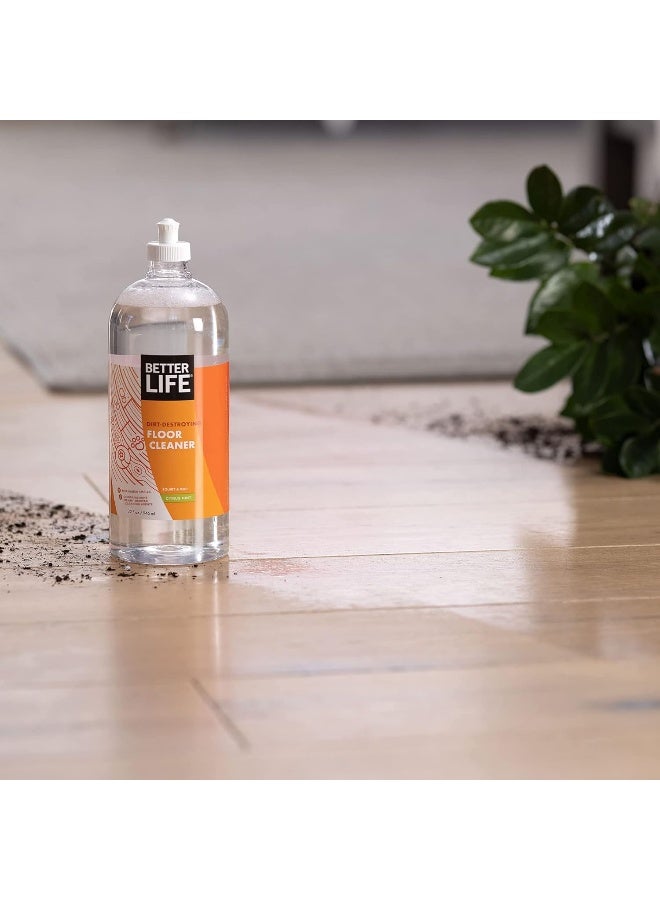 Better Life Floor Cleaner - Liquid Multipurpose Cleaner for Wood, Tile, Laminate, Vinyl, Bamboo - Hardwood Floor Cleaner for Mopping - Citrus Mint - Image 4